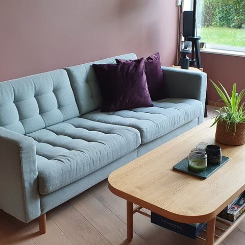 IKEA Landskrona 3-seter sofa (mintgrønn) til salgs!