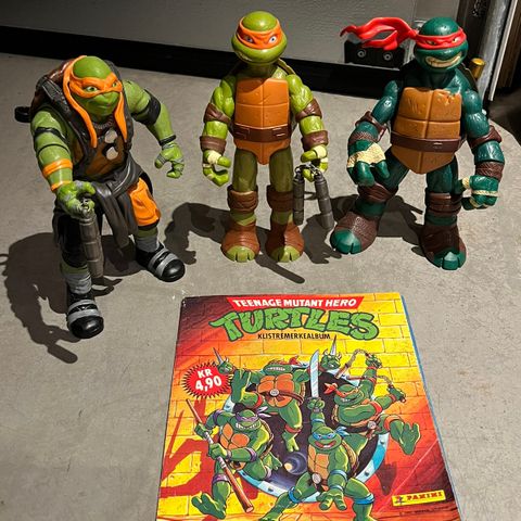 Ninja Turtles - Klistremerke album Panini 1991