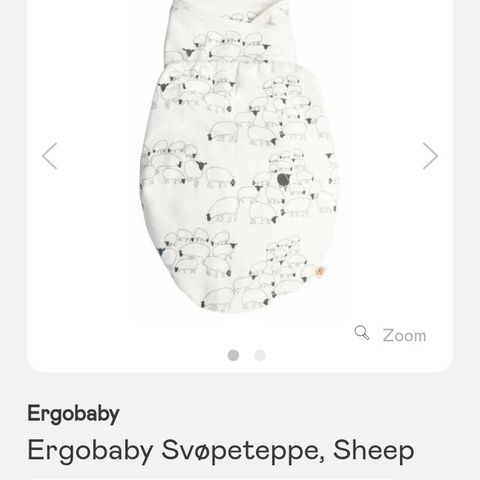 Ergobaby svøpeteppe/swaddler