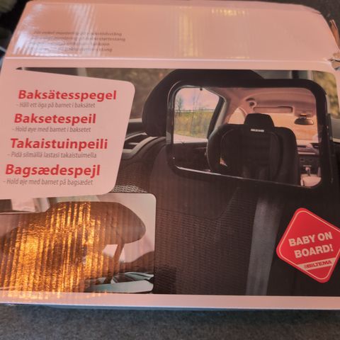 Nytt Biltema baksetespeil