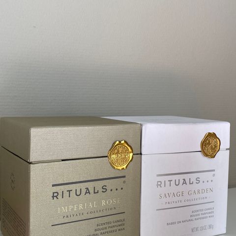 2x Rituals Private Collection Duftlys