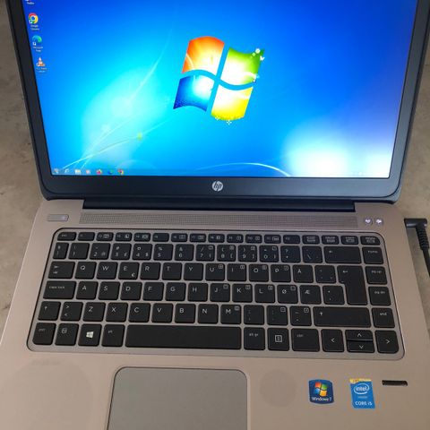 i5 HP EliteBook Folio 1040 G1, 128GB SSD, 8GB Ram, Windows 7 pro