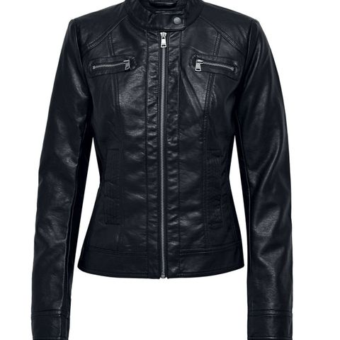 Helt ny Only Bandit Faux Leather Biker selges 350 +frakt  størrelse M