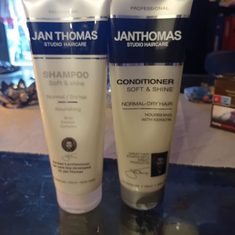 Jan Thomas shampoo og balsam 100kr