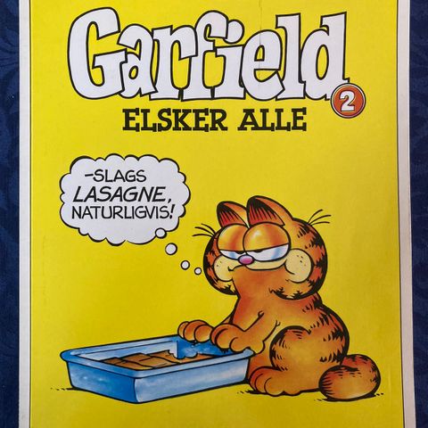 «Garfield elsker alle» album nr. 2 fra 1983 🇩🇰