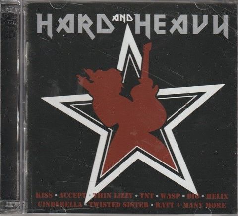 Diverse Artister " Hard And Heavy " CD Selges for kr.25