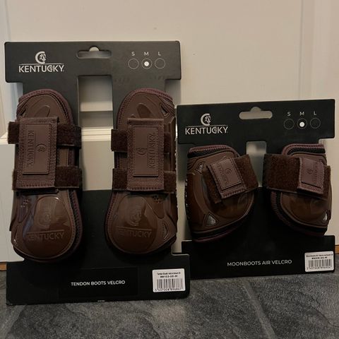 Kentucky Tendon Boots Velcro fram og bak(ubrukte) str M