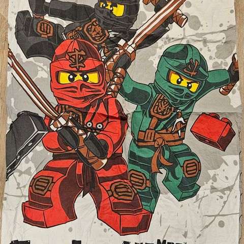 Ninjago dyne og putetrekk til 100x140 cm