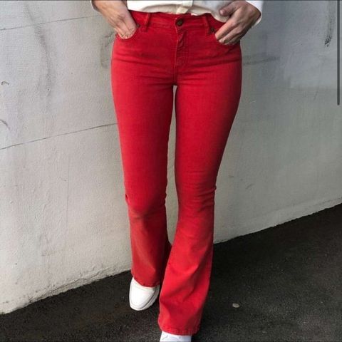 Rød Lois bukse