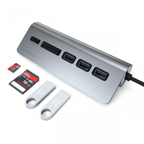 Satechi USB-C Hub - Stellargrå