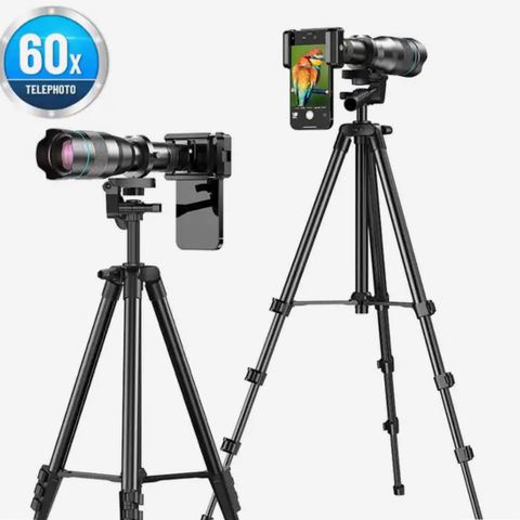 60X Telephoto Phone Monocular