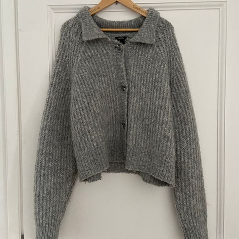 Cardigan i ullmix