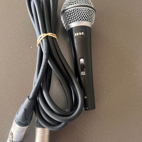 Senz mikrofon med 3m XLR kabel