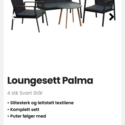 Loungesett Palma