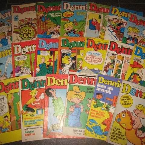 20 stk Dennis 1973-80