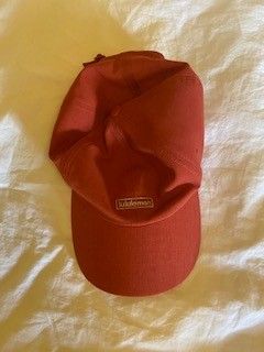 Lululemon hatt, running hat, ball cap, one size, rød.