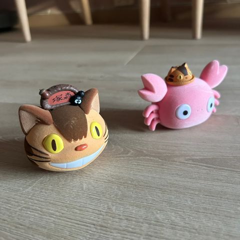 Studio Ghibli Gacha Totoro Cat Bus Japan Ring og figur