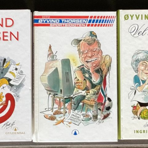 5 meget fine«moro-bøker»ØYVIND THORSEN-1988,1996,1999,2002,2004.Flott  innbundet