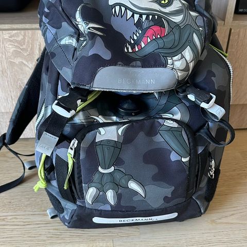 Skolesekk Beckmann 22L Camo Rex