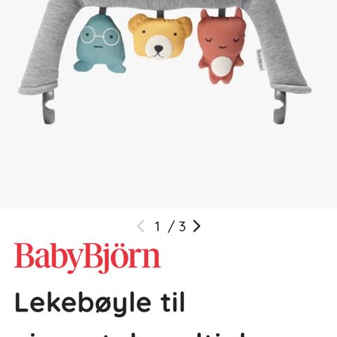 Leke til vippestol Babybjørn