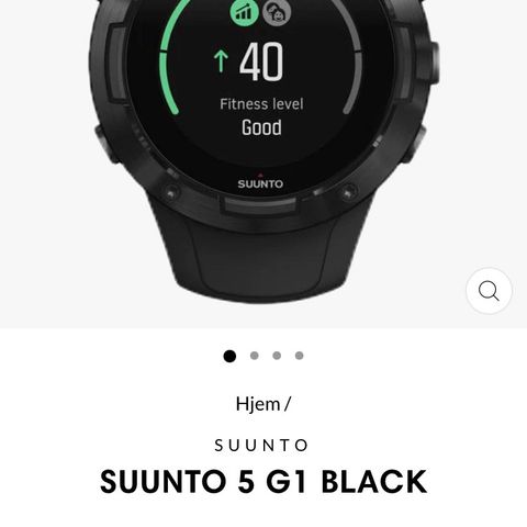 Smartklokke Suunto 5 G1 Svart