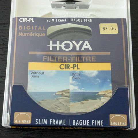 Circular polarizing filter CIR-PL Slim 67mm Hoya