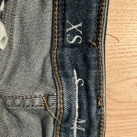 2 stk jeans str XS
