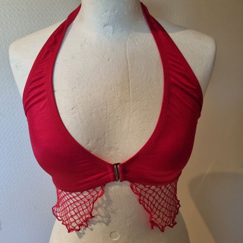 Rød bikini-overdel/Dancewear