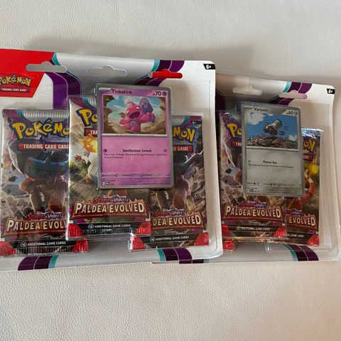 Pokemon Paldea Evolved 3 pack blister