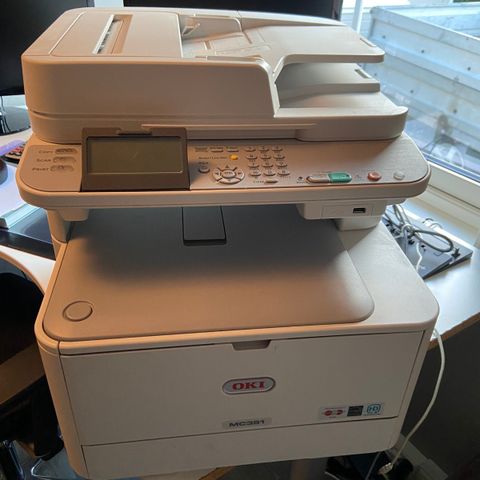 OKI printer, scanner og kopimaskin selges
