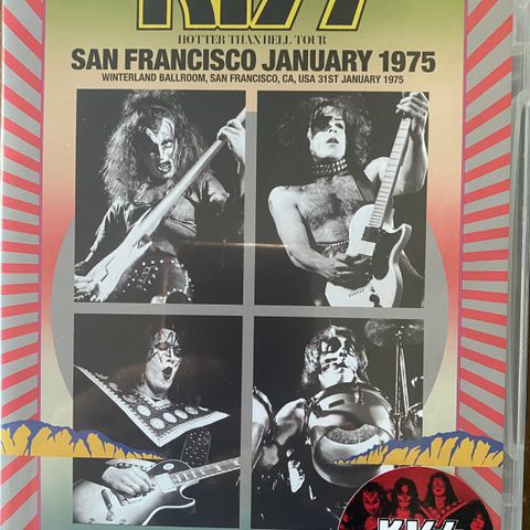 KISS - SAN FRANCISCO JANUARY 1975