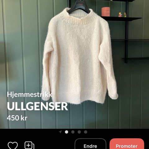 Hjemmestrikket ullgenser