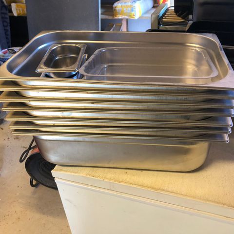 Stainless steel storage containers