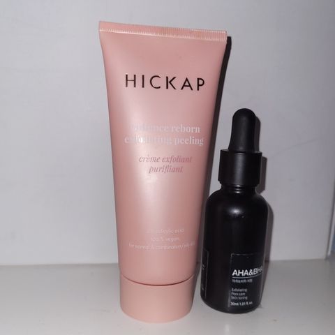 Bha skrubb og bha/aha serum