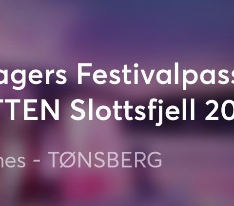 Festivalpass (2 dagers), Slottsfjell, uten Natten