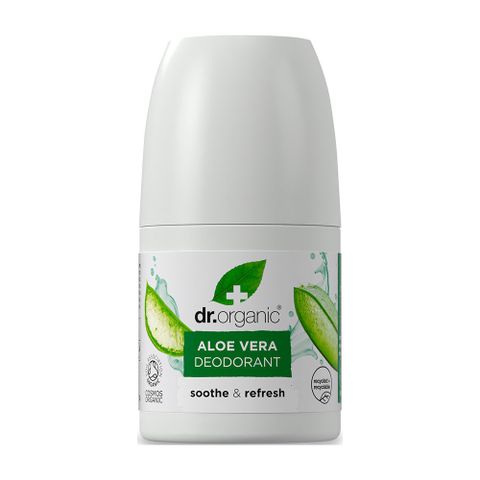 Dr. Organic Aloe Vera Roll-On Deodorant - 50 ml vegansk