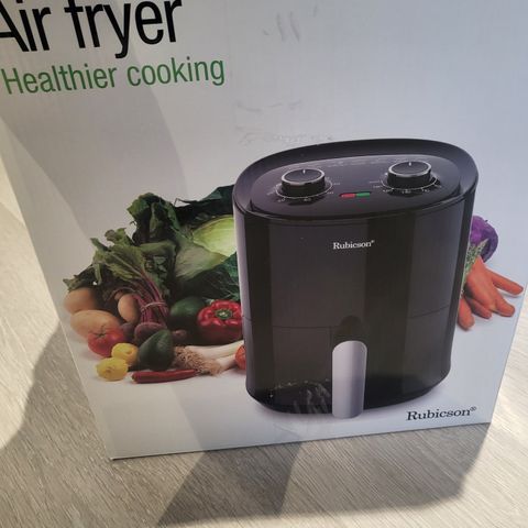 Helt ny aldri brukt  Rubicson Airfryer 2,5 liter