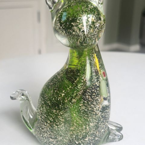 Kunstglass katt