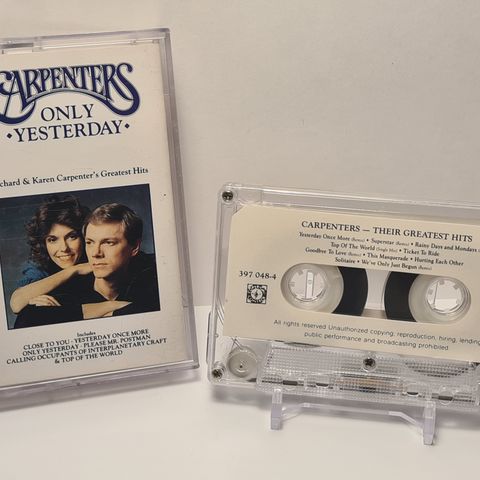 Carpenters: Greatest Hits - Kassett