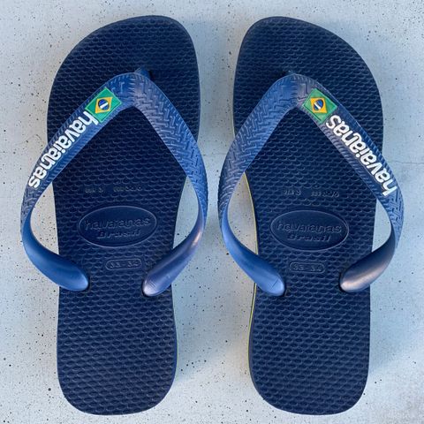 SVÆRT PENE! Havaianas flip-flops/sandaler til barn/junior str. 33-34