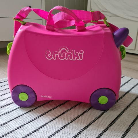 Trunki trille/sittekoffert til små barn