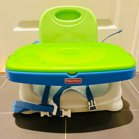 Bærbar Spisestol - Fisher Price! Perfekt til å ha med på ferien!