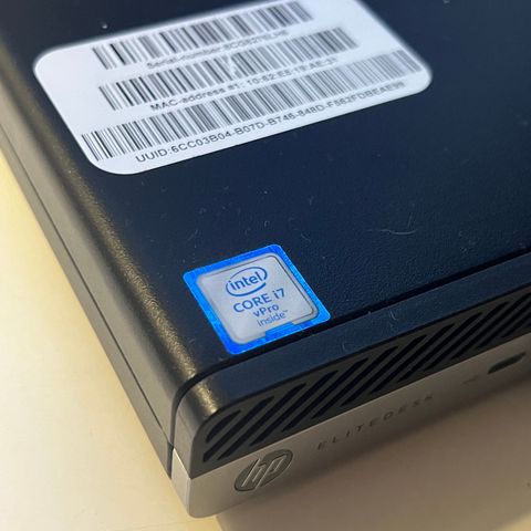 HP Elitedesk 800 G3 i7-6700T ,RAM 8 GB , SSD 480 GB