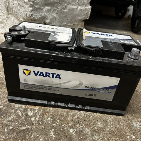 Varta LA95 12V AGM batteri, solcelle, hyttebatteri