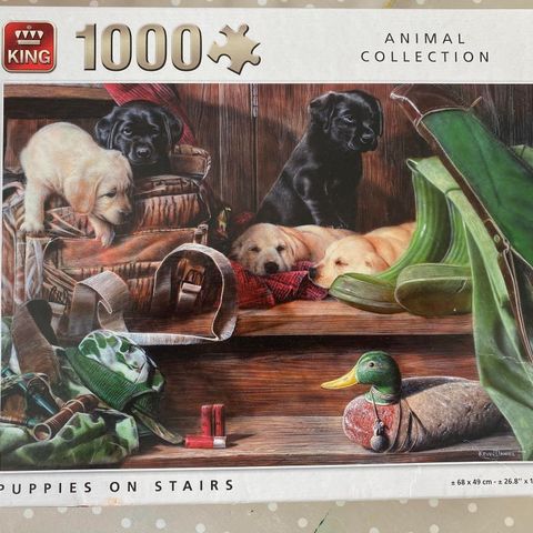 Puslespill 1000 | Hund / Valp