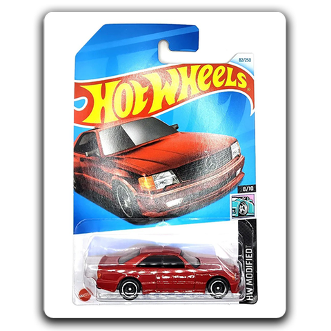 Hot Wheels '89 Mercedes-Benz 560 SEC AMG (HW Modified 2024), HTB70 | US Kort