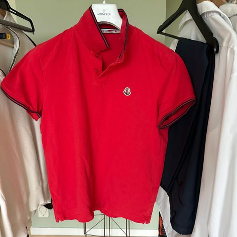 Moncler kortermet polo str M