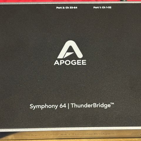 Apogee Symphony 64 ThunderBridge