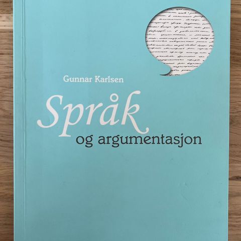 Språk og argumentasjon, Gunnar Karlsen