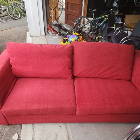 Sofa gis bort  2,05 x 90.